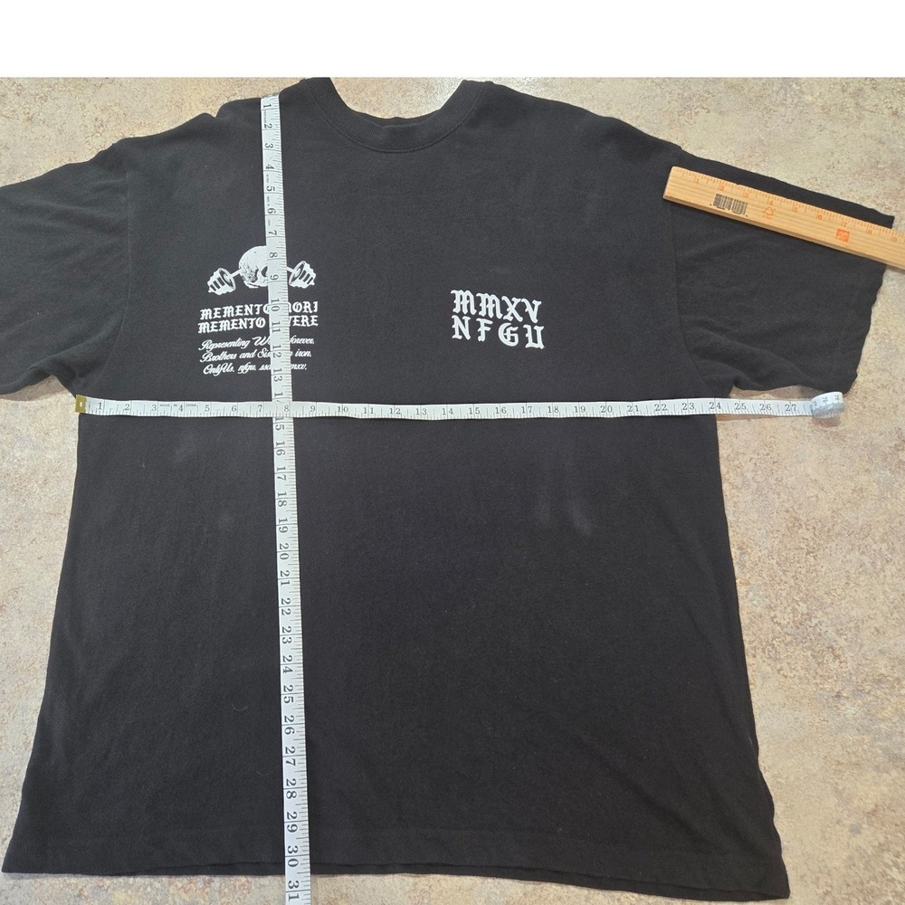 Darc Sport Yesterdays Gone Premium Oversized Tee Mens L Black Gym Shirt - Picture 9 of 9
